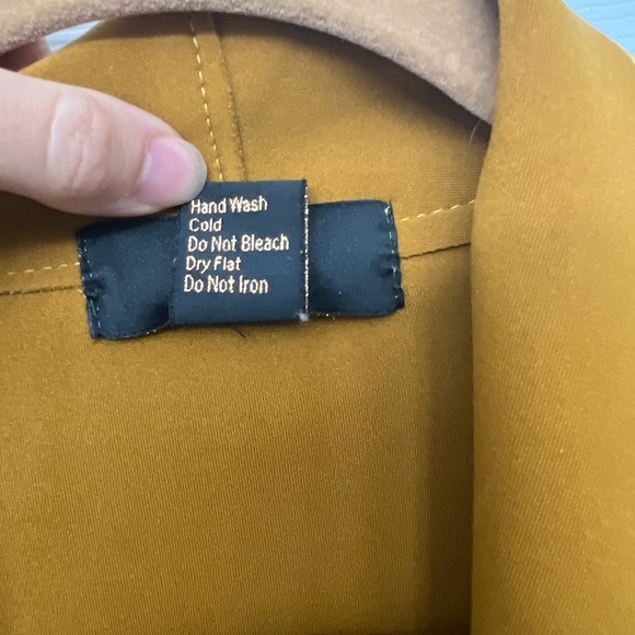 Zara Mustard Yellow Women's Jacket - Picture 3 of 4